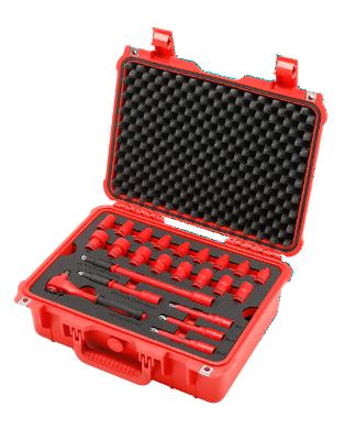 Sonic 605003 Töltött Szerszámkoffer VDE 50 részes