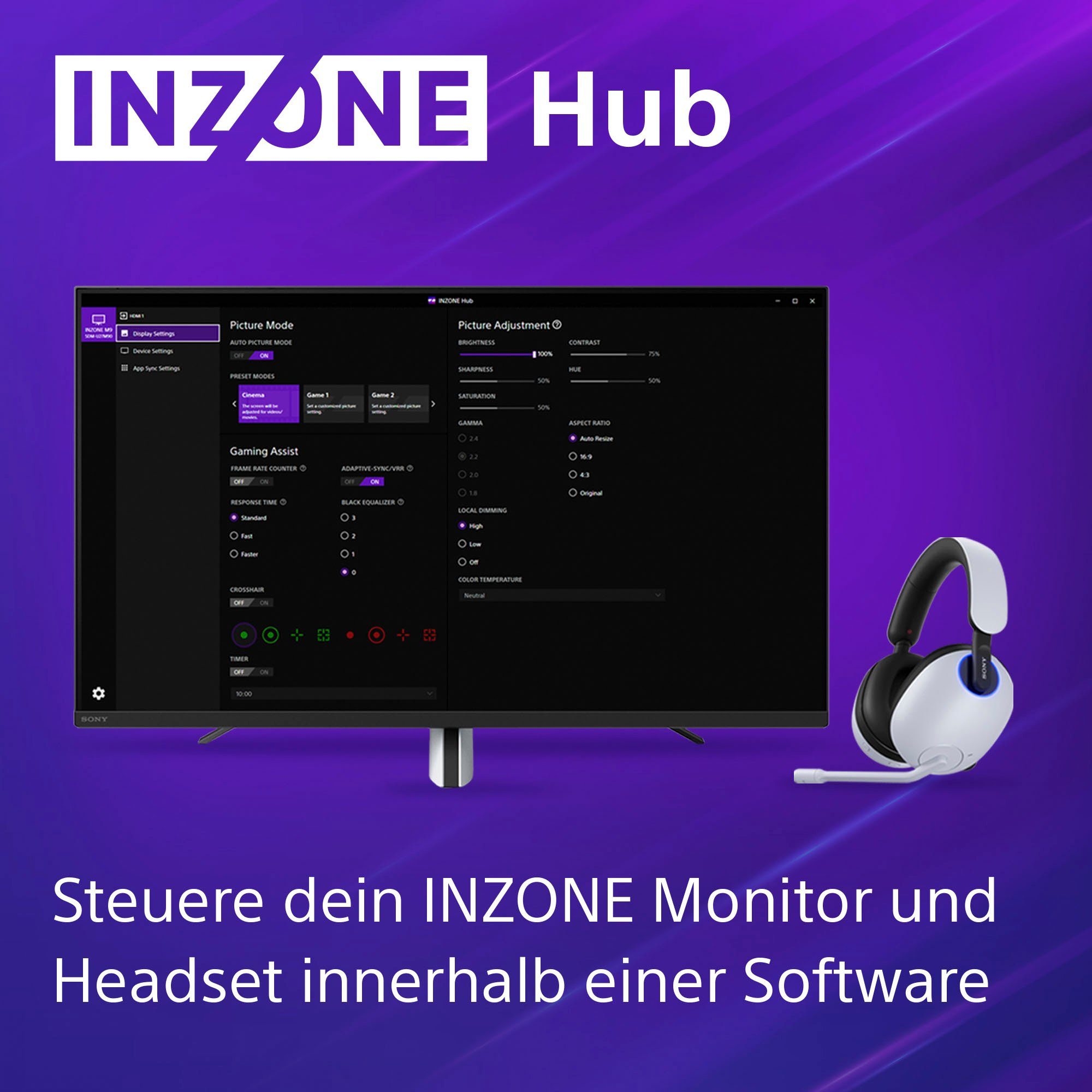 Sony INZONE M9 Gaming-Monitor (68 cm/27 