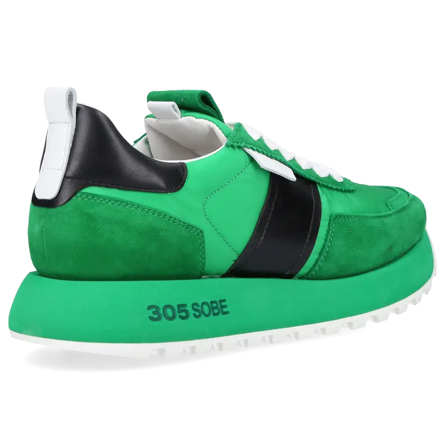 305 SOBE - Sneaker low BUCKET Veloursleder - grün
