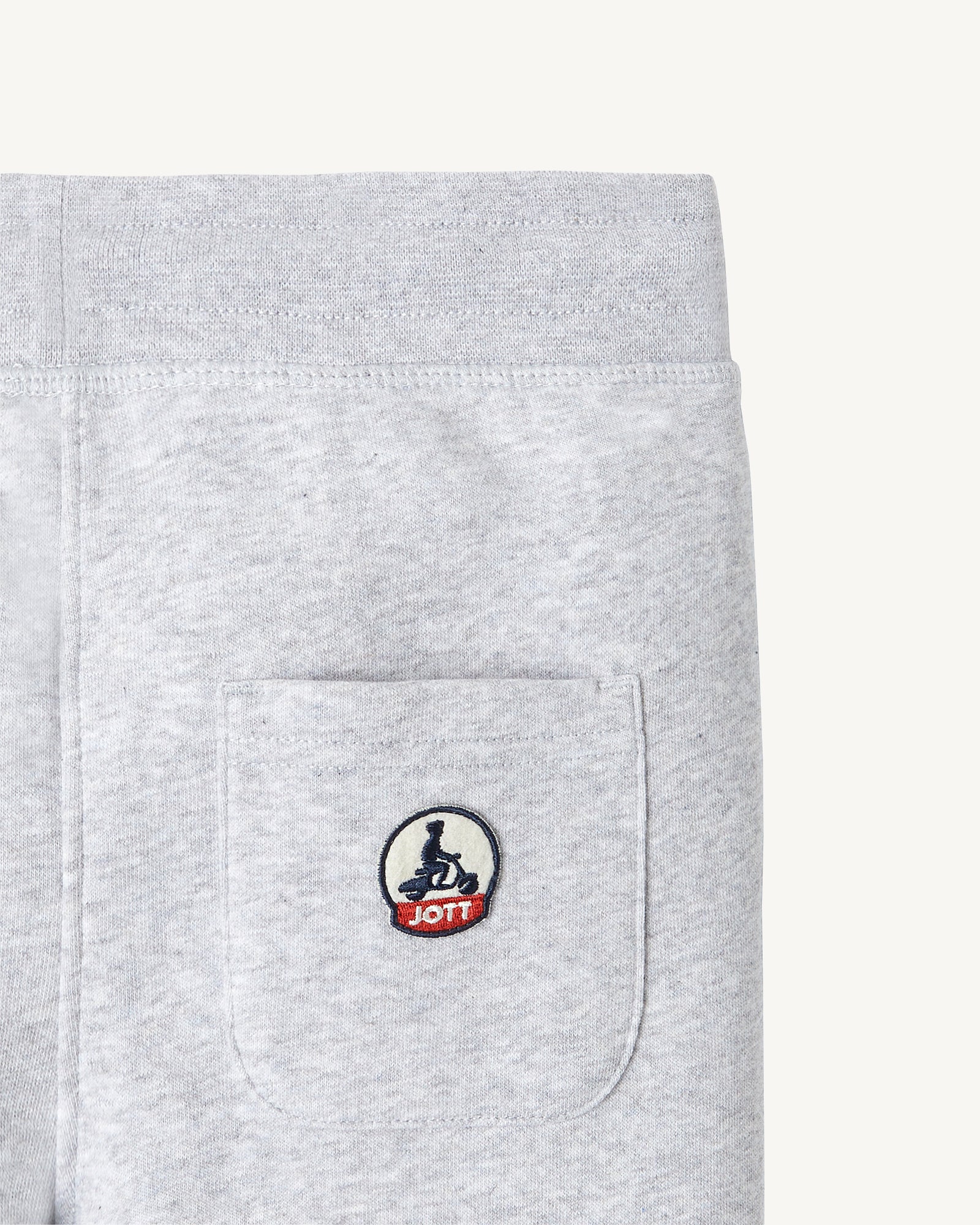 Jogpant enfant en coton biologique Gris chiné Arica