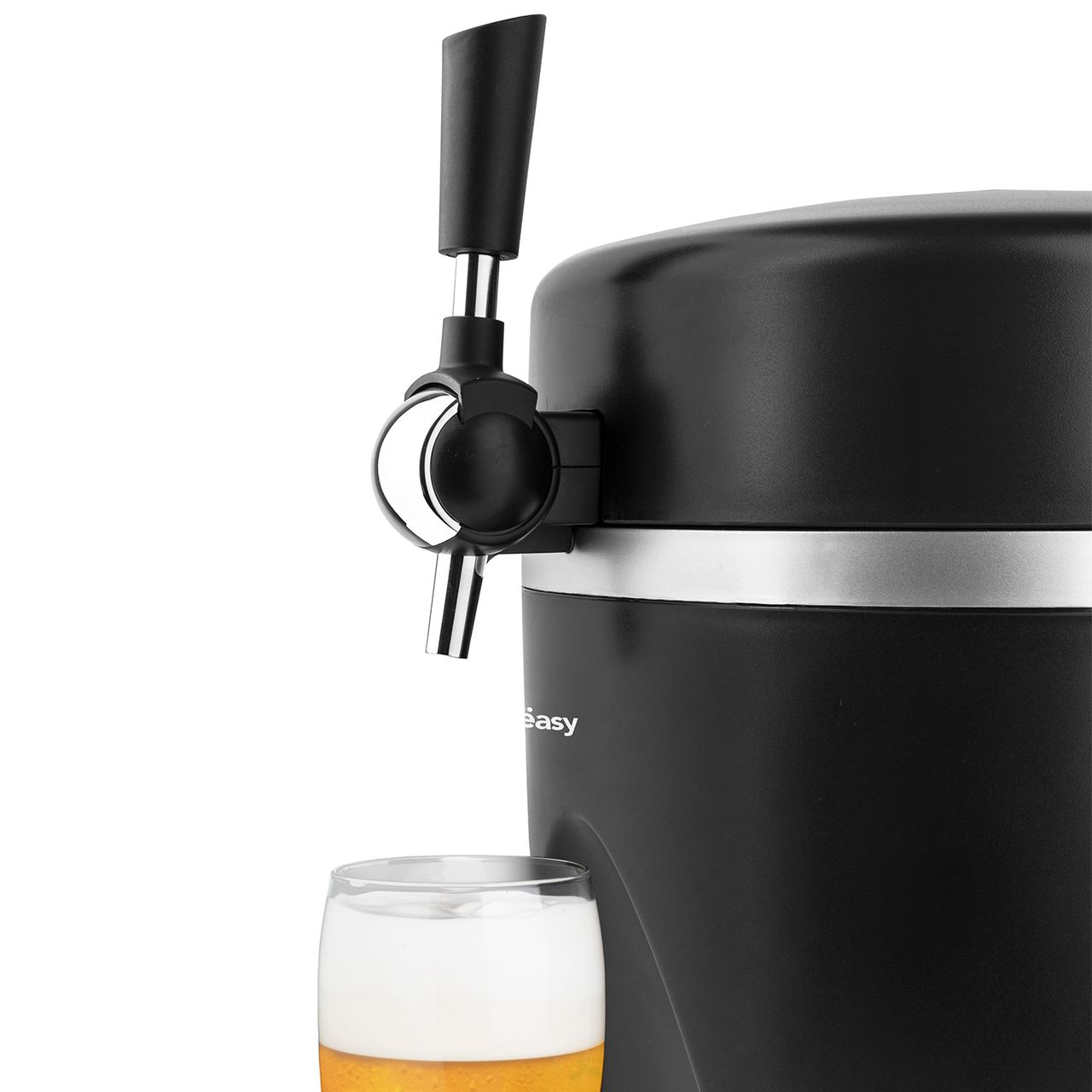 Weasy Wëasy Bierzapfanlage PINT568, Kompatibel mit 5L Fässern, 60W, 3°C bis 6°C, Integriertes Kühlsystem, Haltbarkeit bis zu 30 Tagen