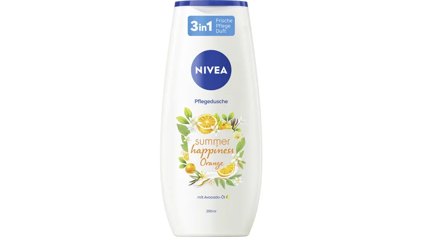 NIVEA Pflegedusche Summer Happiness  Orange 250 ml