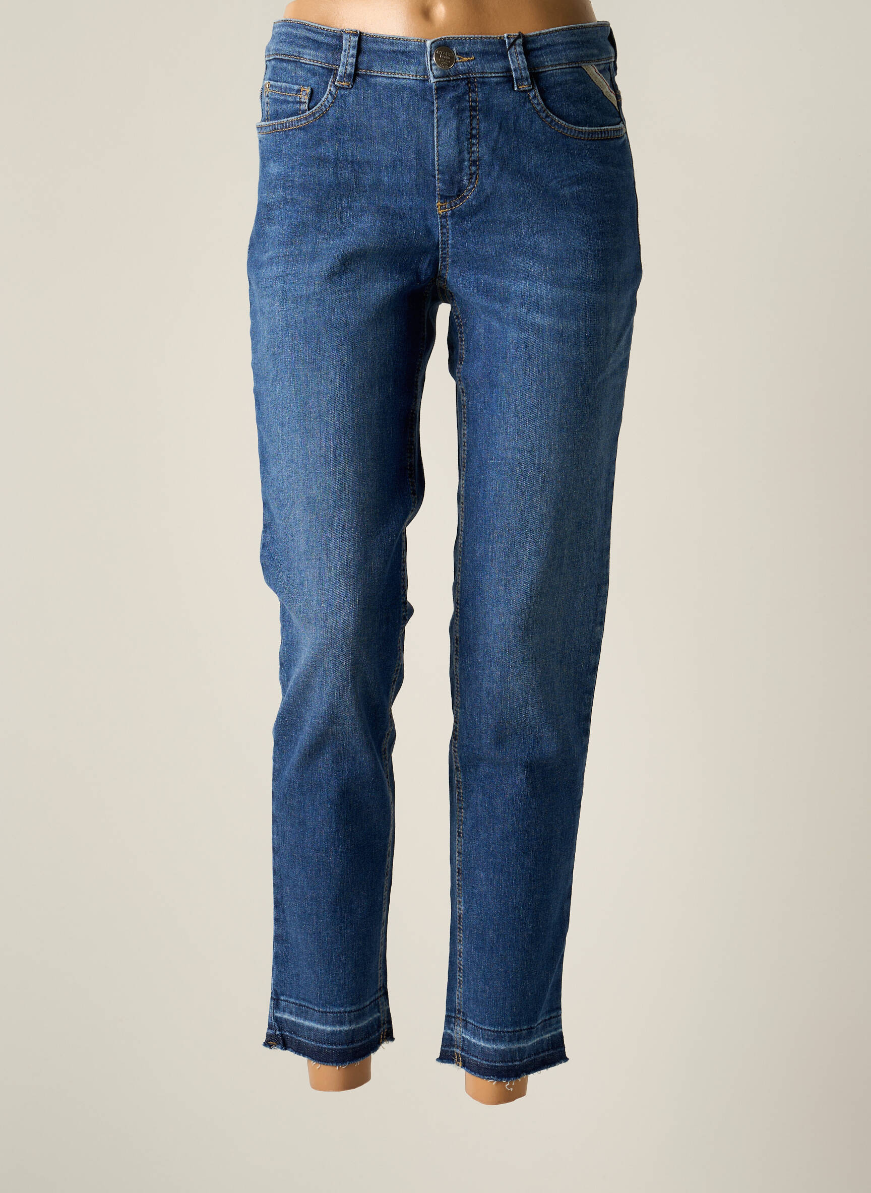 Stark Jeans Coupe Slim Femme couleur bleu