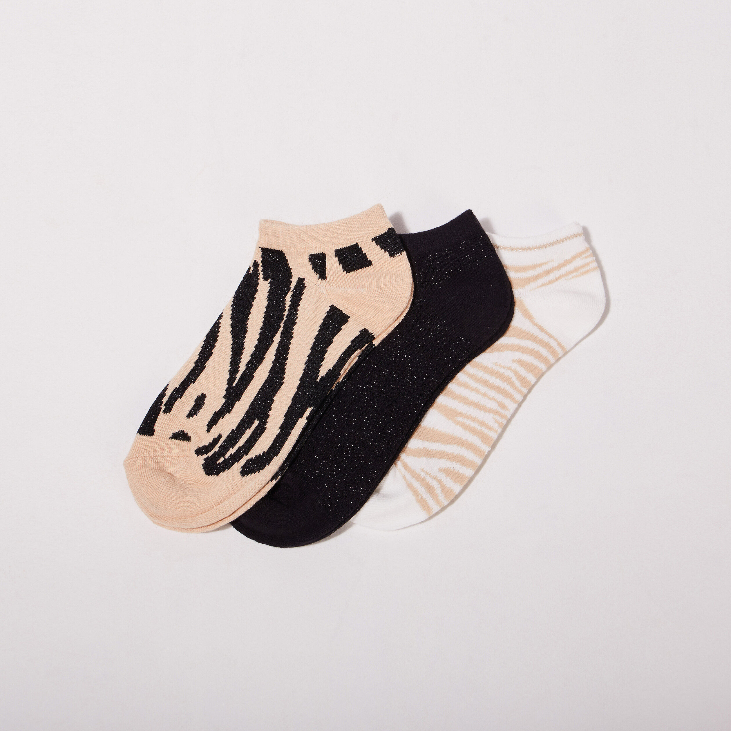 Lot 3 paires chaussettes marron clair femme | Cache Cache
