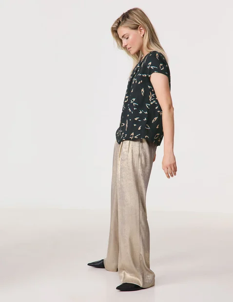 Blusenshirt mit Allover-Print