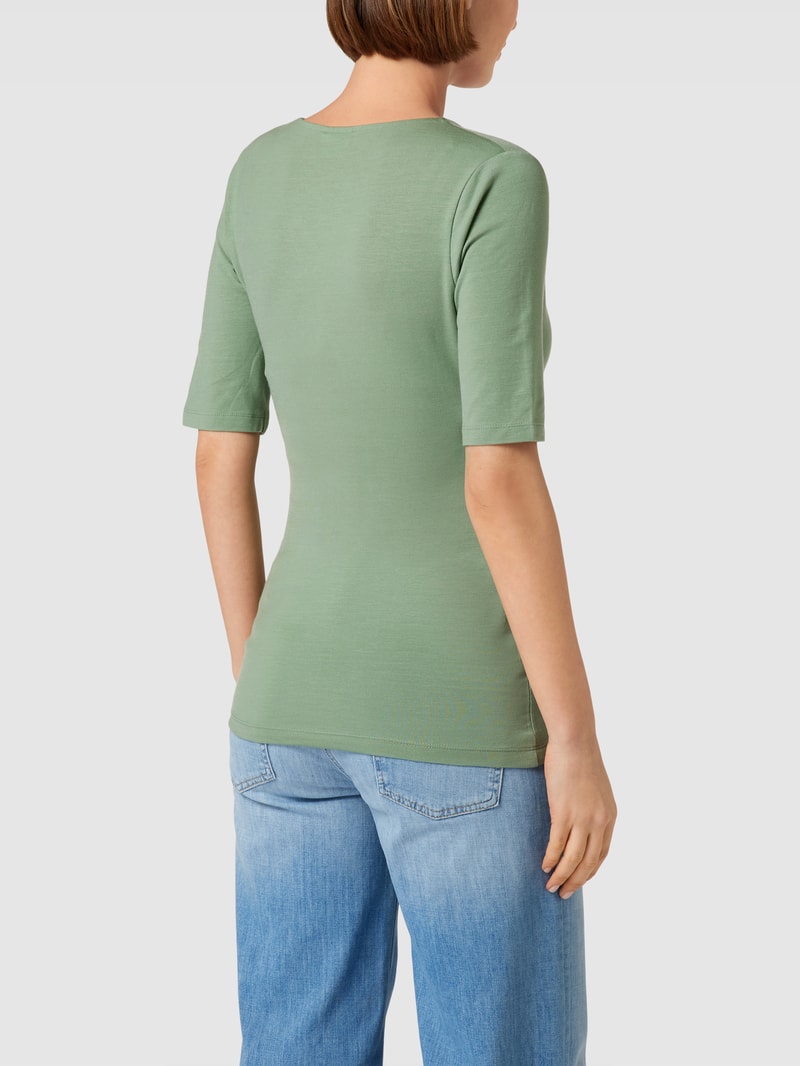 Umstands-Blusenshirt in Wickel-Optik Modell 'CAYLEE' in hellgrün