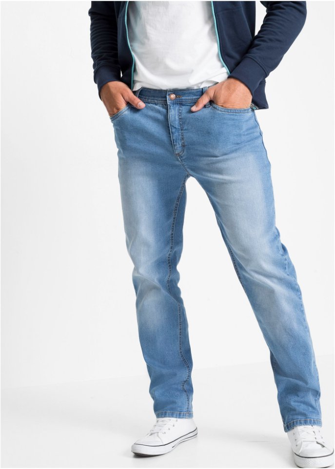Regular Fit Stretch-Jeans, Straight (2er Pack)
