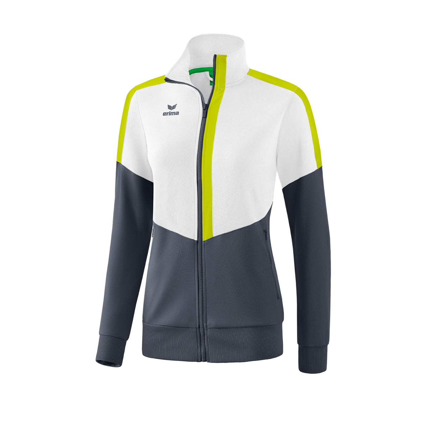 Erima Squad Trainingsjacke Damen Weiss Grau