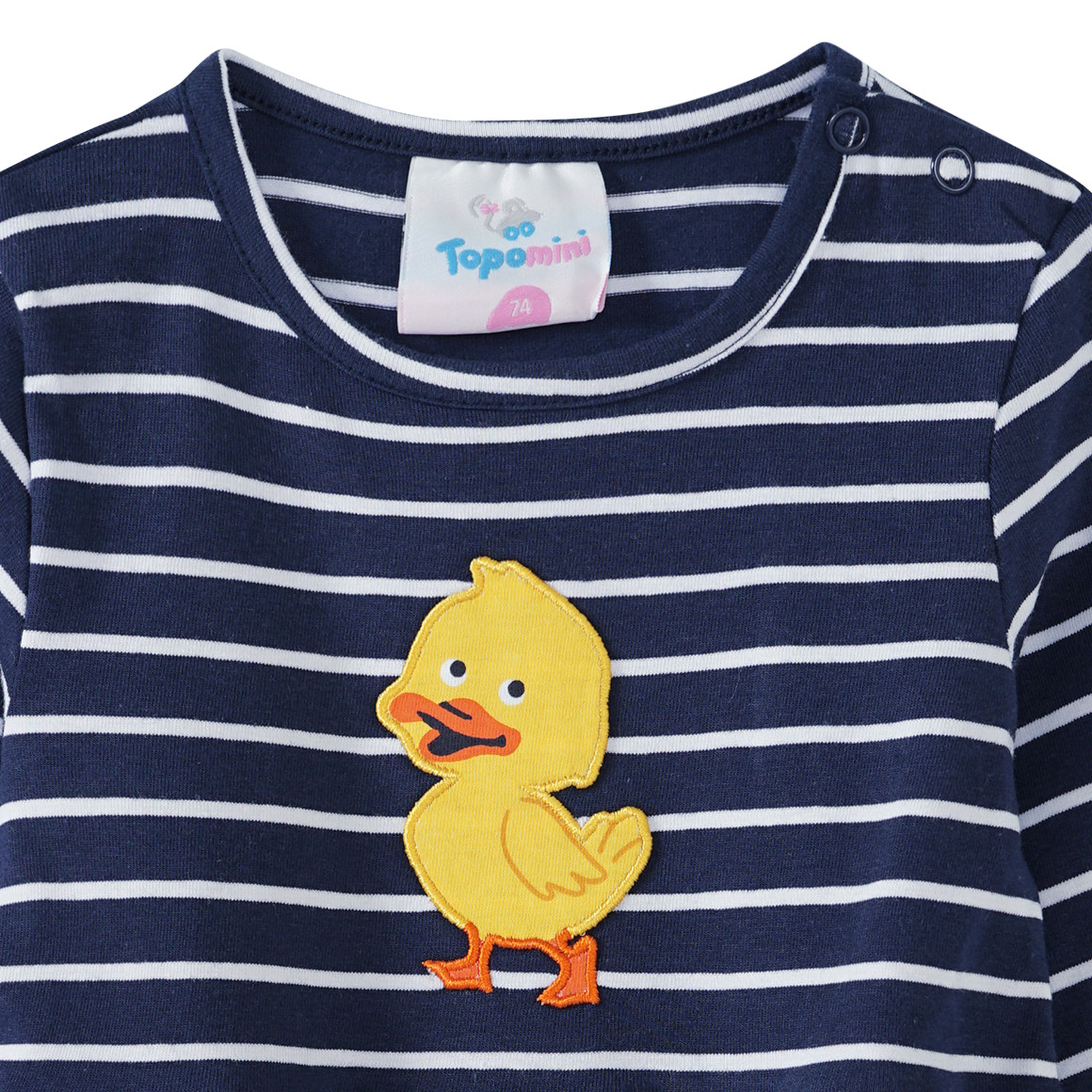Baby Kleid mit Entchen-Applikation
