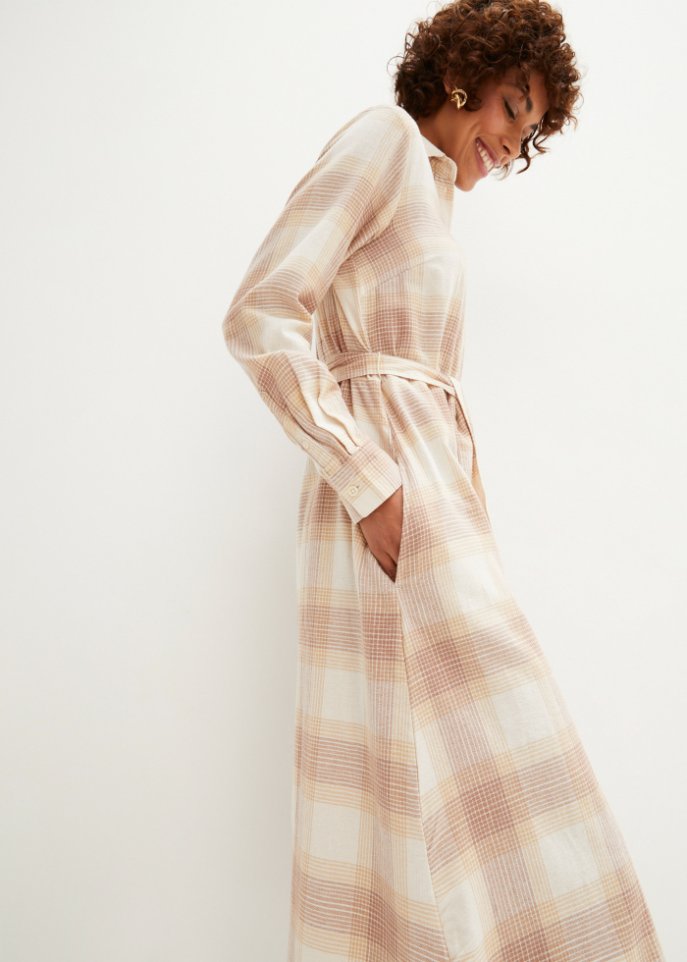 Hemdblusenkleid aus Flanell