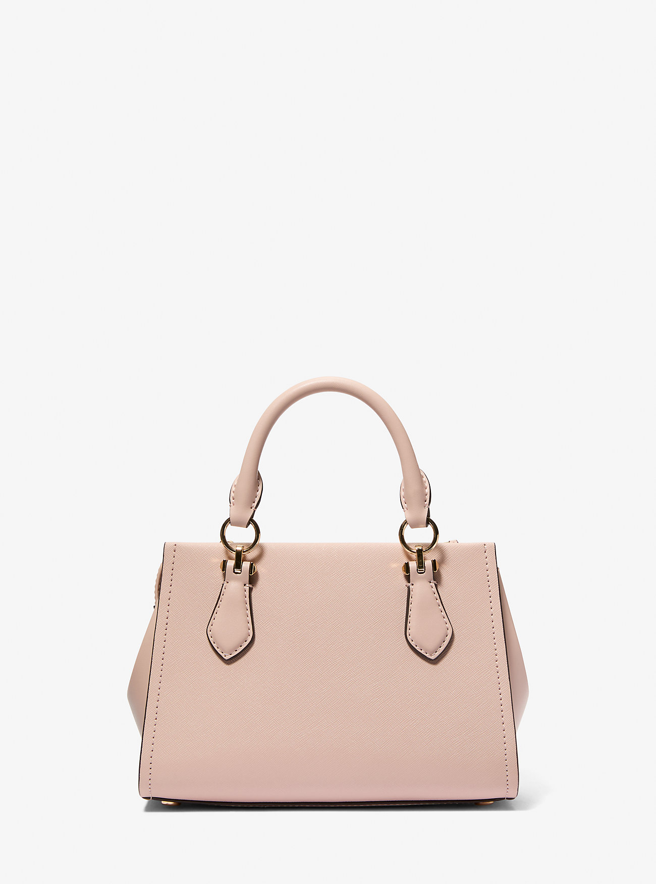 Marilyn liten crossbody-veske i saffiano-skinn - myk rosa
