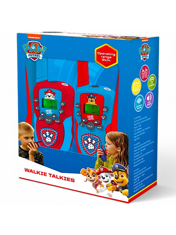 Paw Patrol Walkie Talkie Paw Patrol Reichweite bis 1 Km in Bunt günstig kaufen onesize