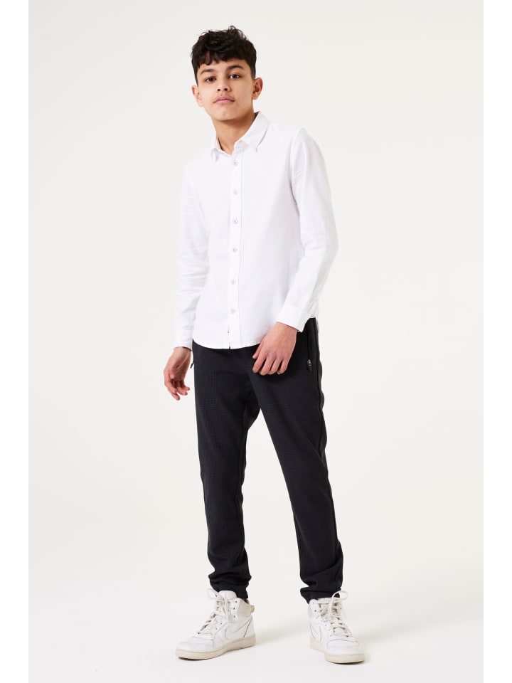Garcia Langarmhemd festlich in off white günstig kaufen