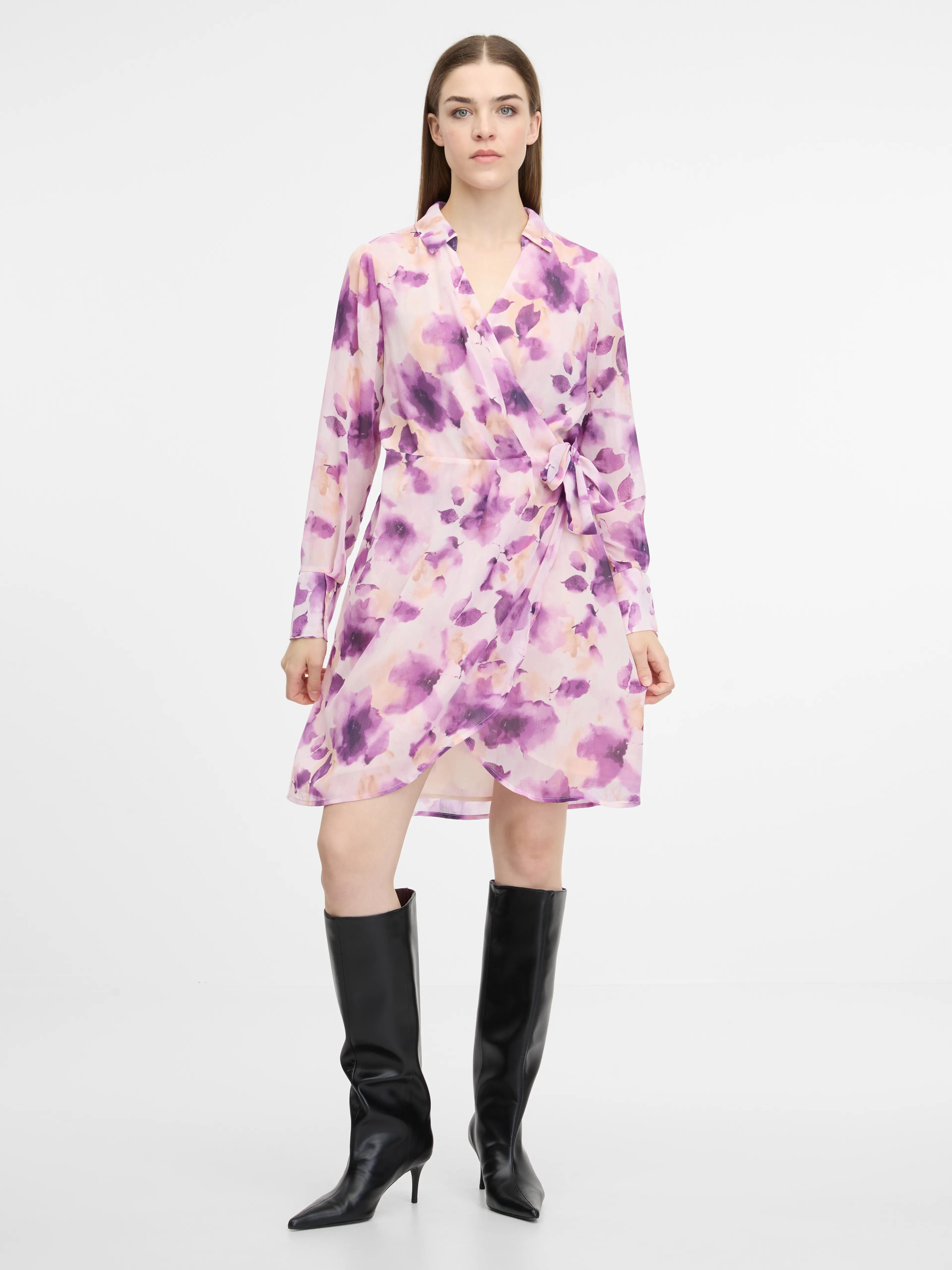 Rosa knielanges Damenkleid ORSAY