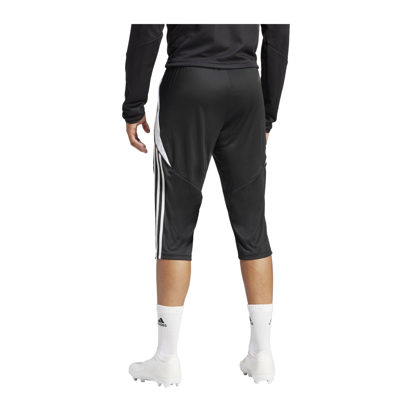 adidas Tiro 24 3/4 Trainingshose Schwarz Weiss