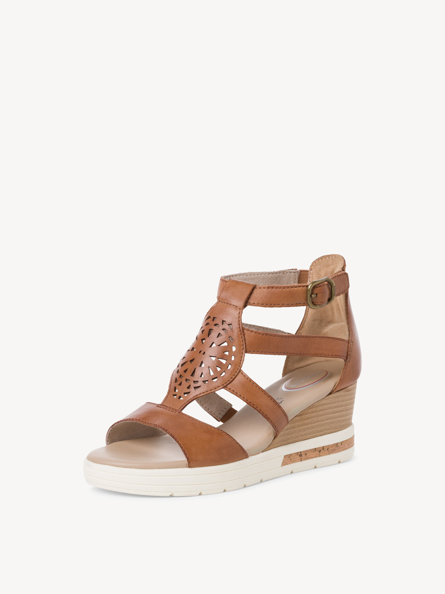 Sandale en cuir - marron