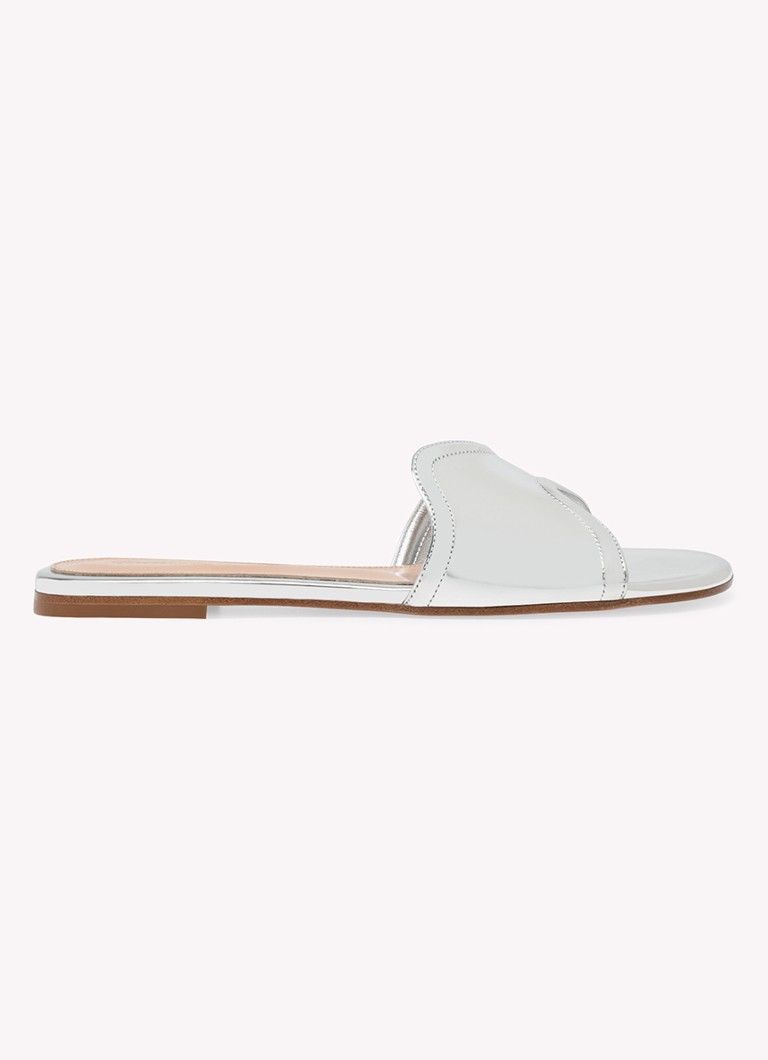 Gianvito Rossi Lucrezia Babouche din piele de vițel