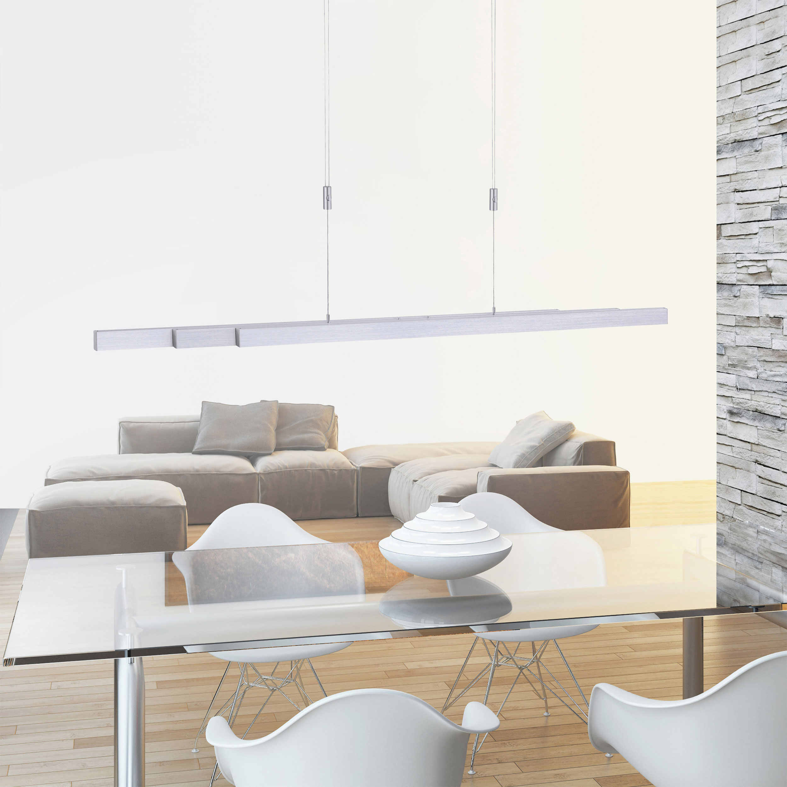 Paul NeuhausLED-Pendelleuchte 3flg