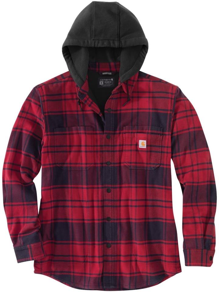 CARHARTT  Flanneljacke in schwarz/rot günstig kaufen