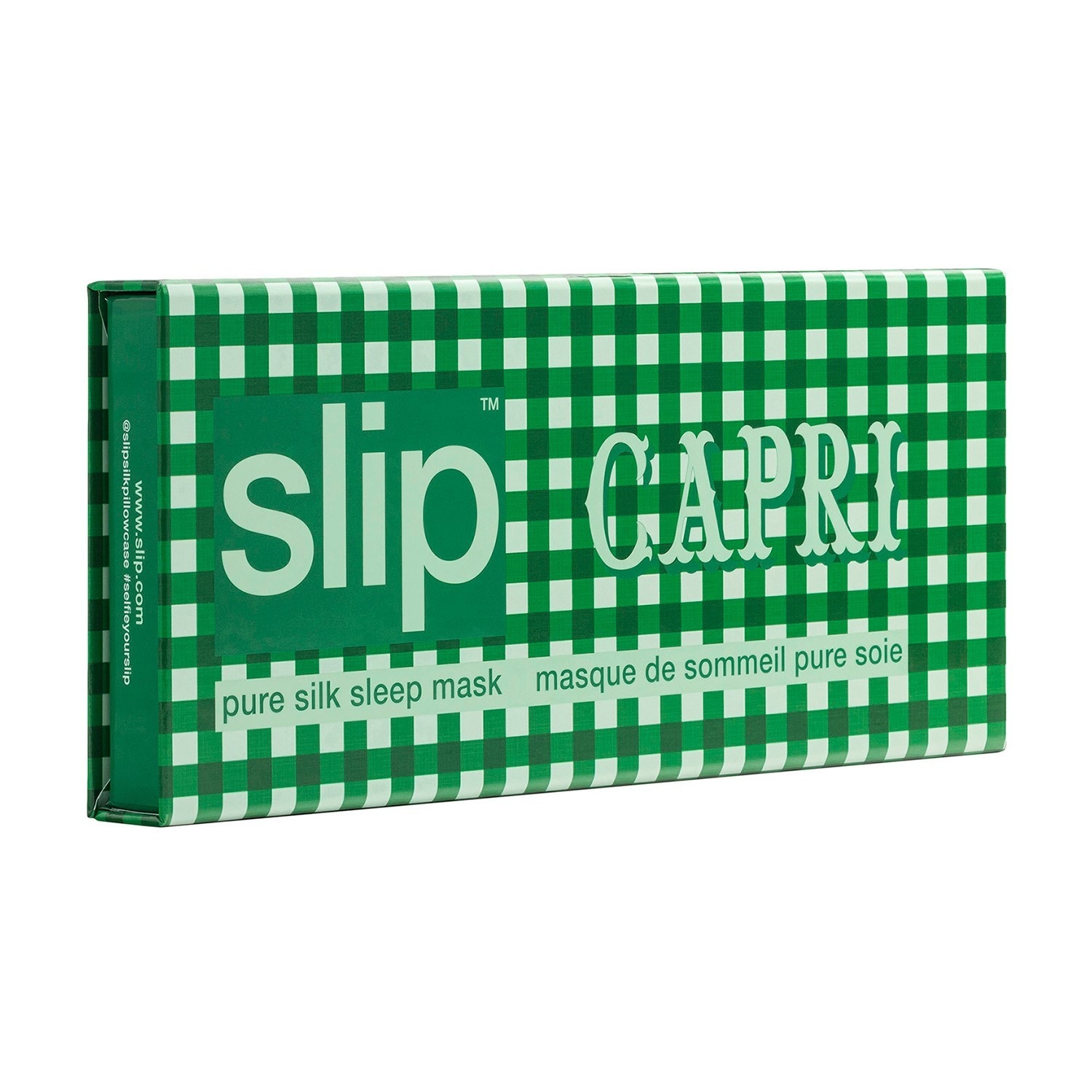 pure silk sleep mask - capri