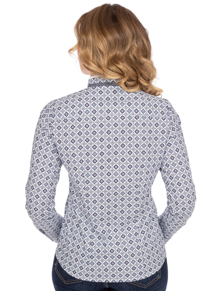 Gipfelstürmer Trachtenbluse 450000-4240 in jeans günstig kaufen 44