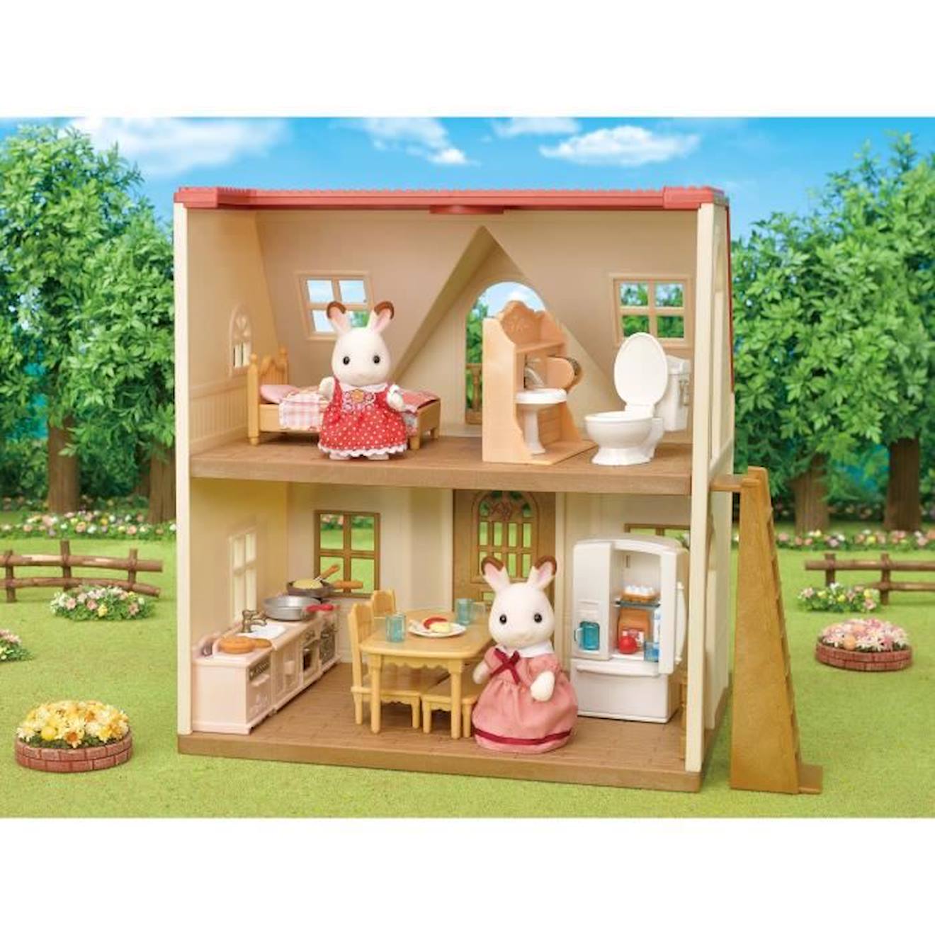 Le set d'ameublement cosy cottage et maman