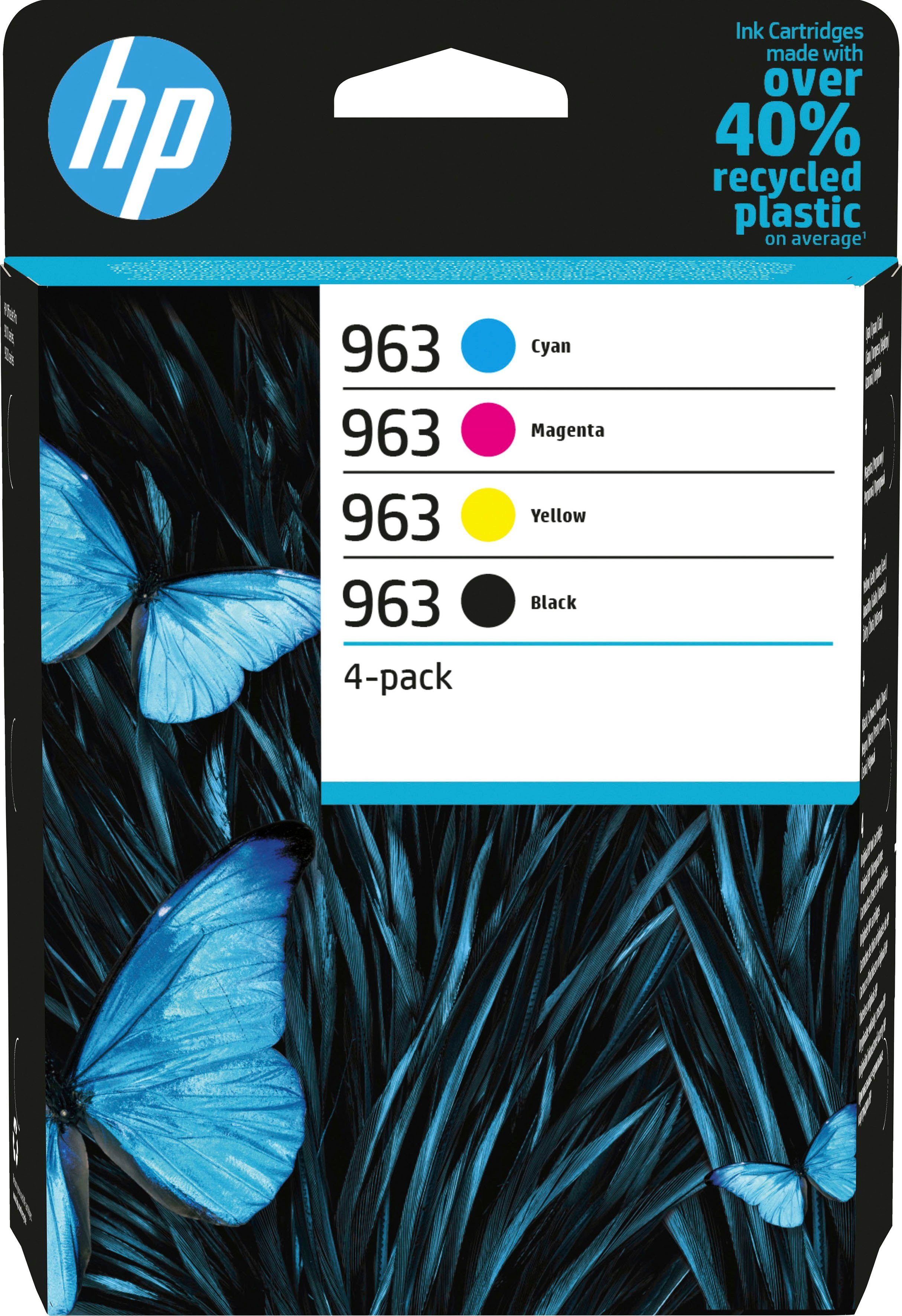 HP 963 4er-Pack Nachfülltinte (für HP, x)