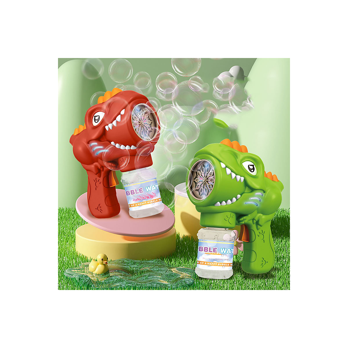 Seifenblasen Maschine Kinder Outdoor Blasen Spielzeug Kinder Elektrische 10 Loch Dinosaurier Bubble Gun Spielzeug für Kinder