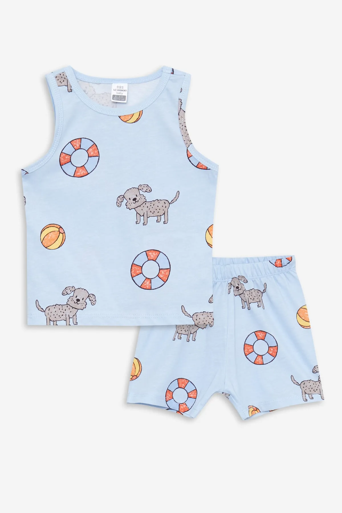 LC Waikiki  Pyjama set - Blau - Print