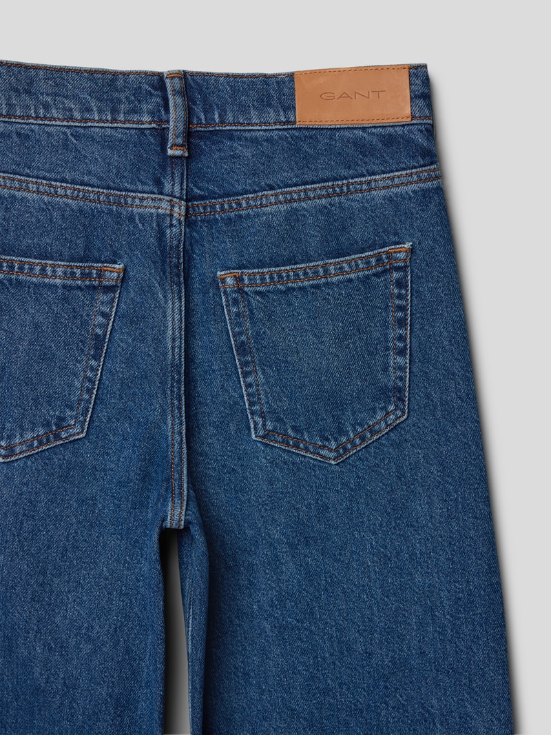 Wide Fit Jeans im 5-Pocket-Design in blau