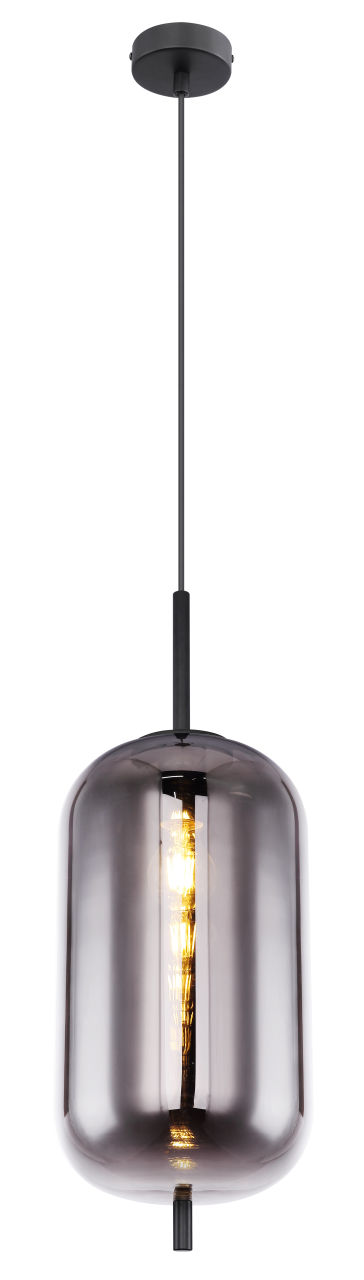 Globo Lighting - BLACKY - Hängeleuchte Metall schwarz, 1x E27