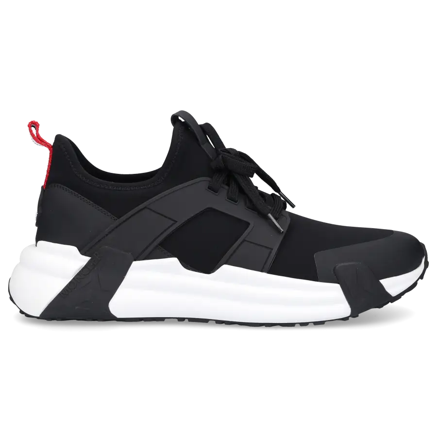 Moncler - Sneaker low LUNAROVE Kalbsleder Textil - schwarz