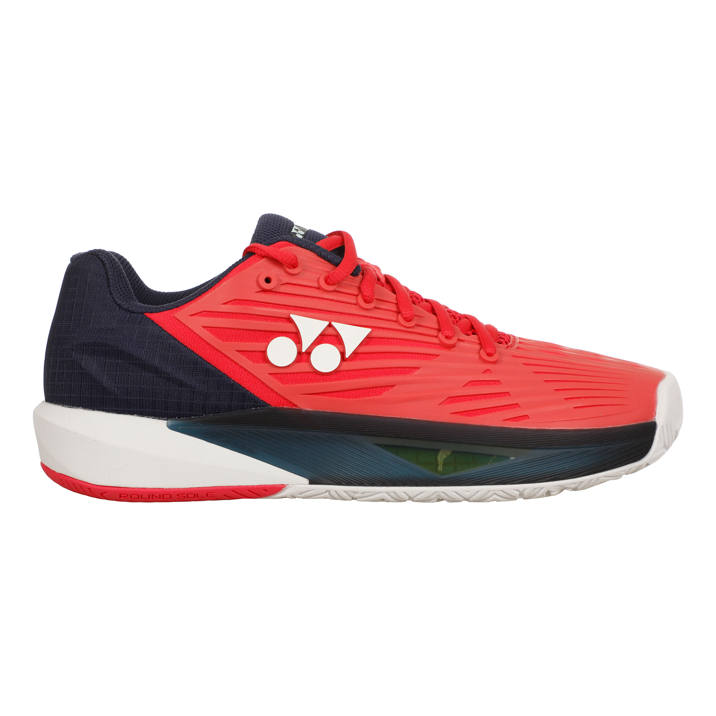 PC Eclispion Allcourtschuh Damen - Rot, Schwarz