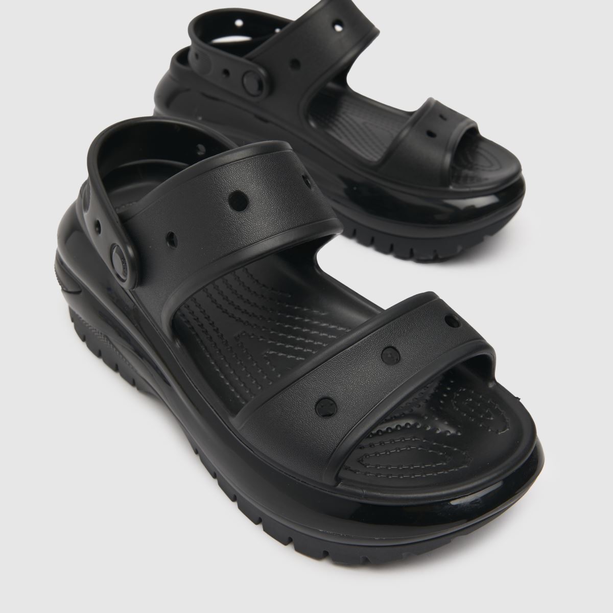 Sandali Crocs Mega Crush v črni barvi