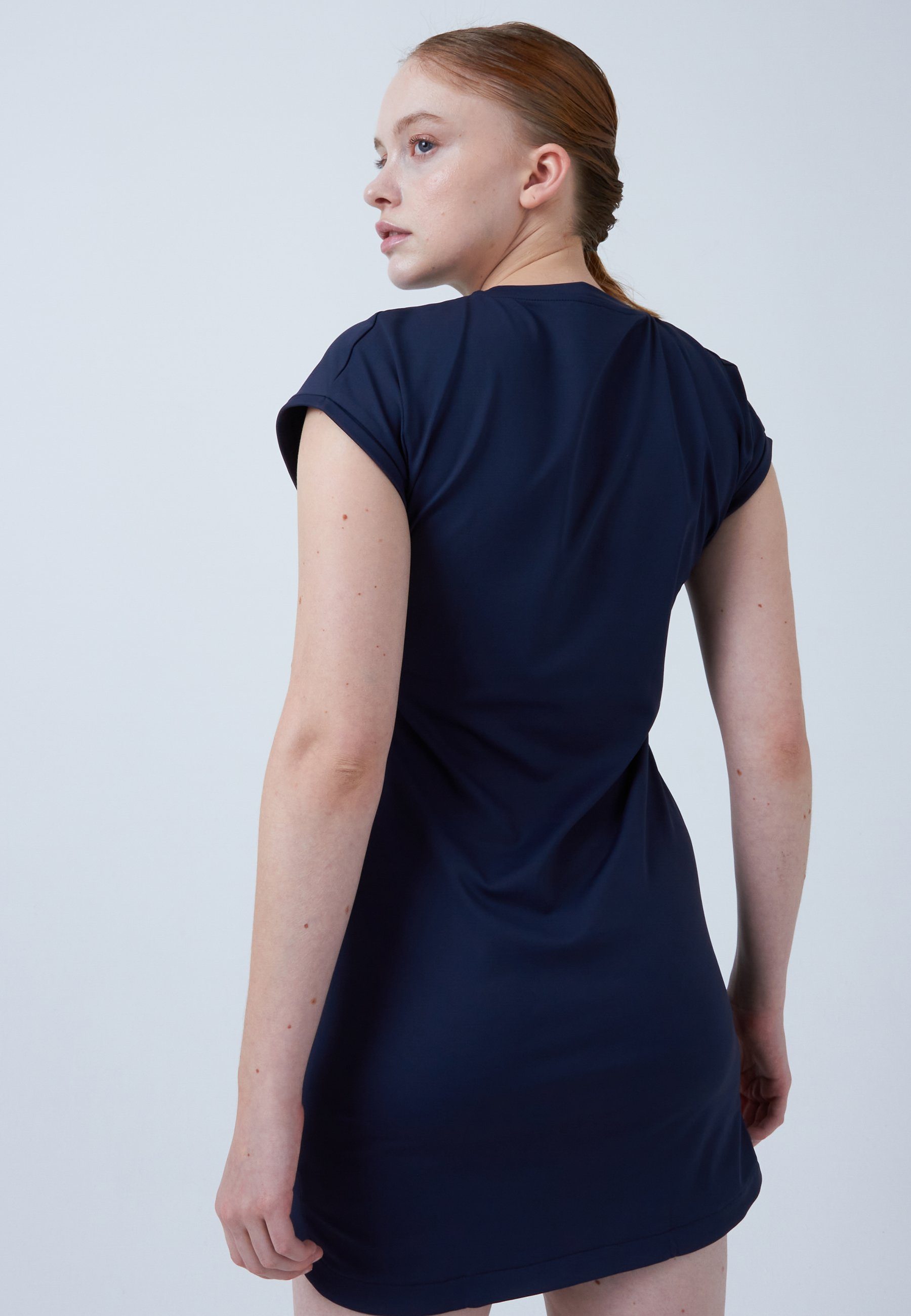 SPORTKIND Tenniskleid Loose Fit Mädchen & Damen navy blau