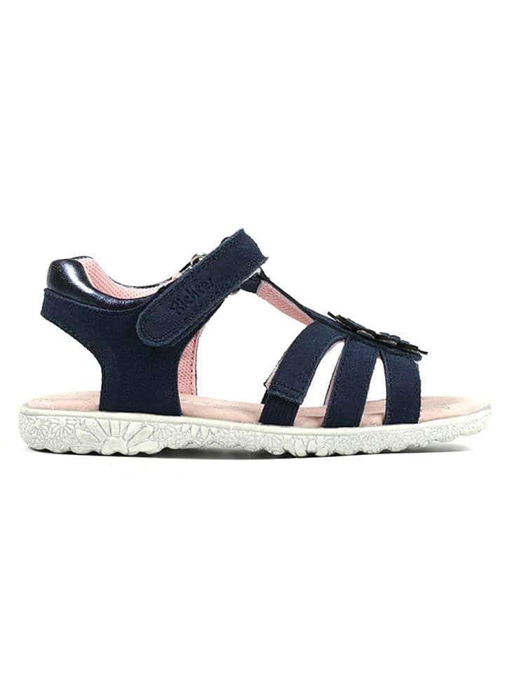 Richter Shoes Leder-Sandalen in Dunkelblau günstig kaufen 29