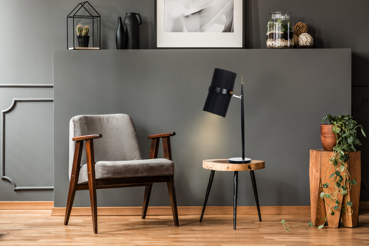 Kayoom Tischlampe Novum 110 Schwarz