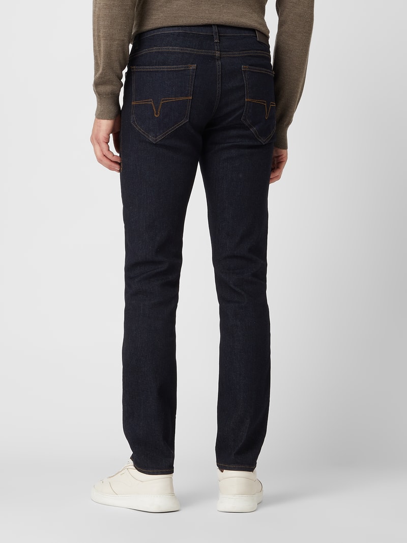 Modern Fit Jeans mit Stretch-Anteil Modell 'Mitch' in dunkelblau