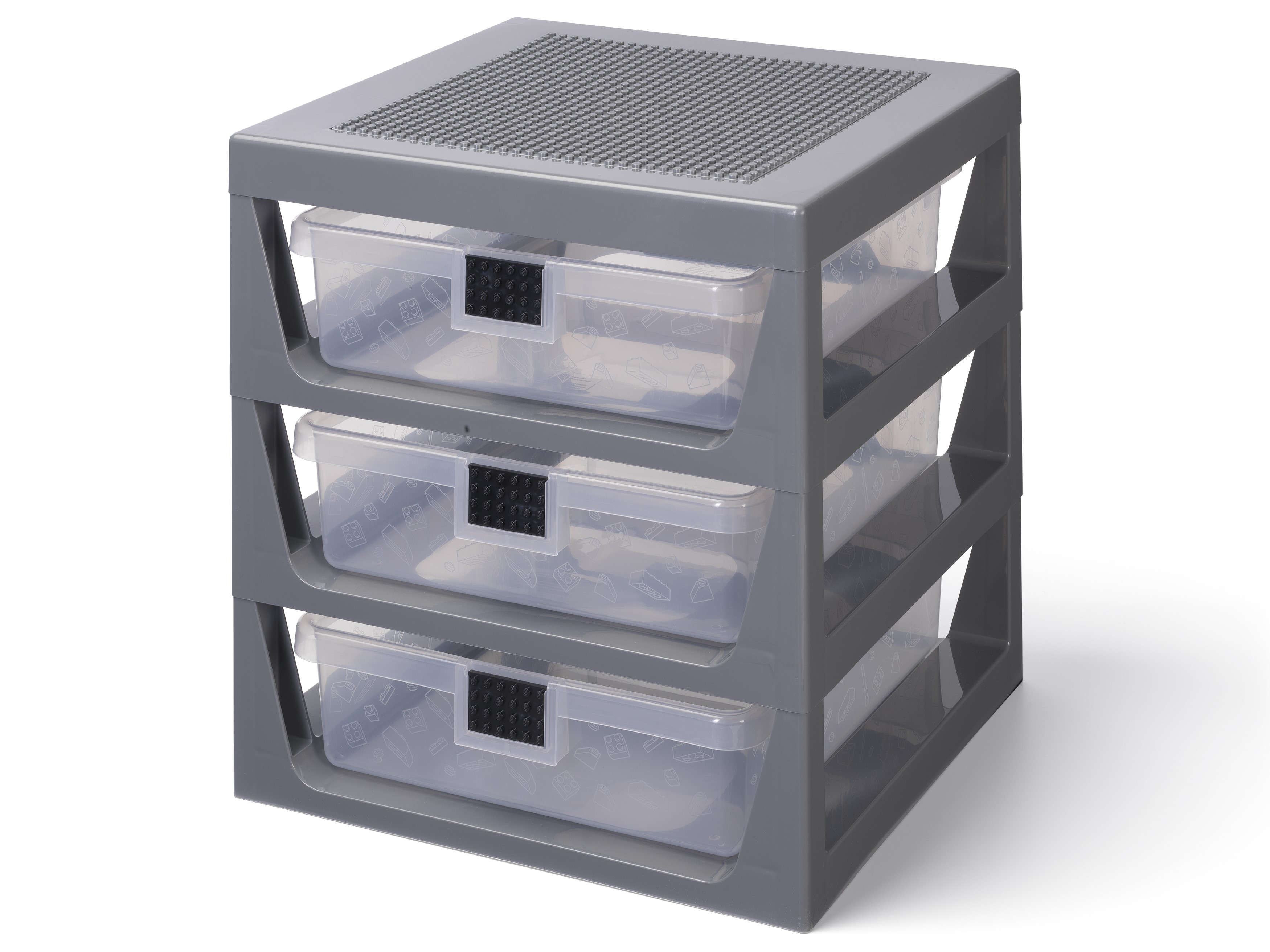 Aufbewahrungsbox mit 3 Schubladen in Grau 5006608