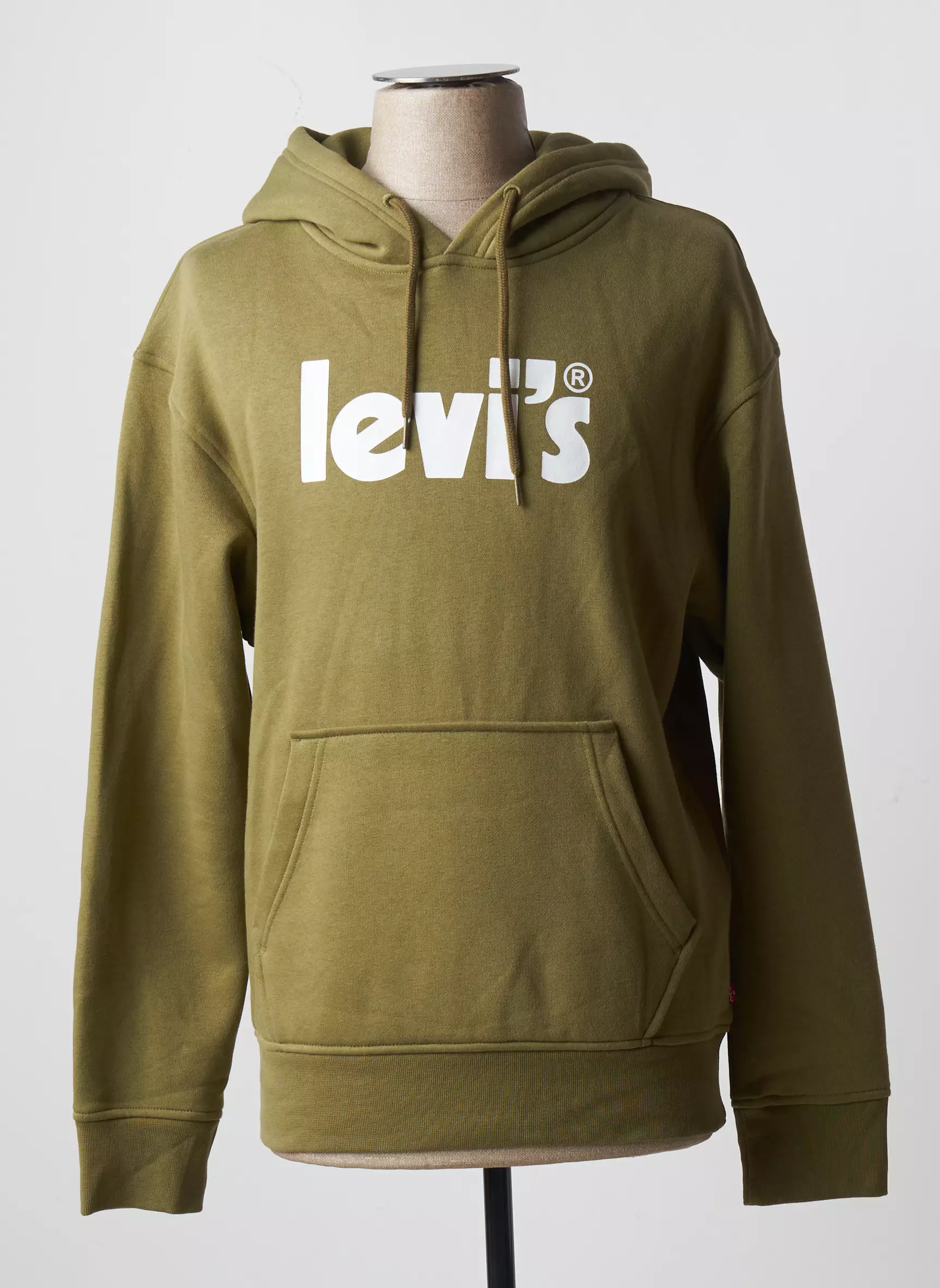 Levis Sweat Capuche Homme couleur vert