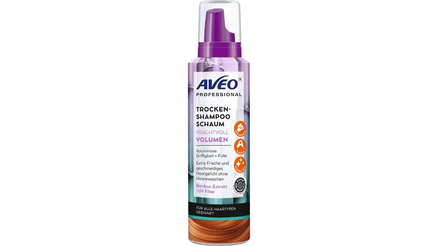 AVEO Professional Trockenshampoo Schaum Prachtvoll Volumen 200 ml