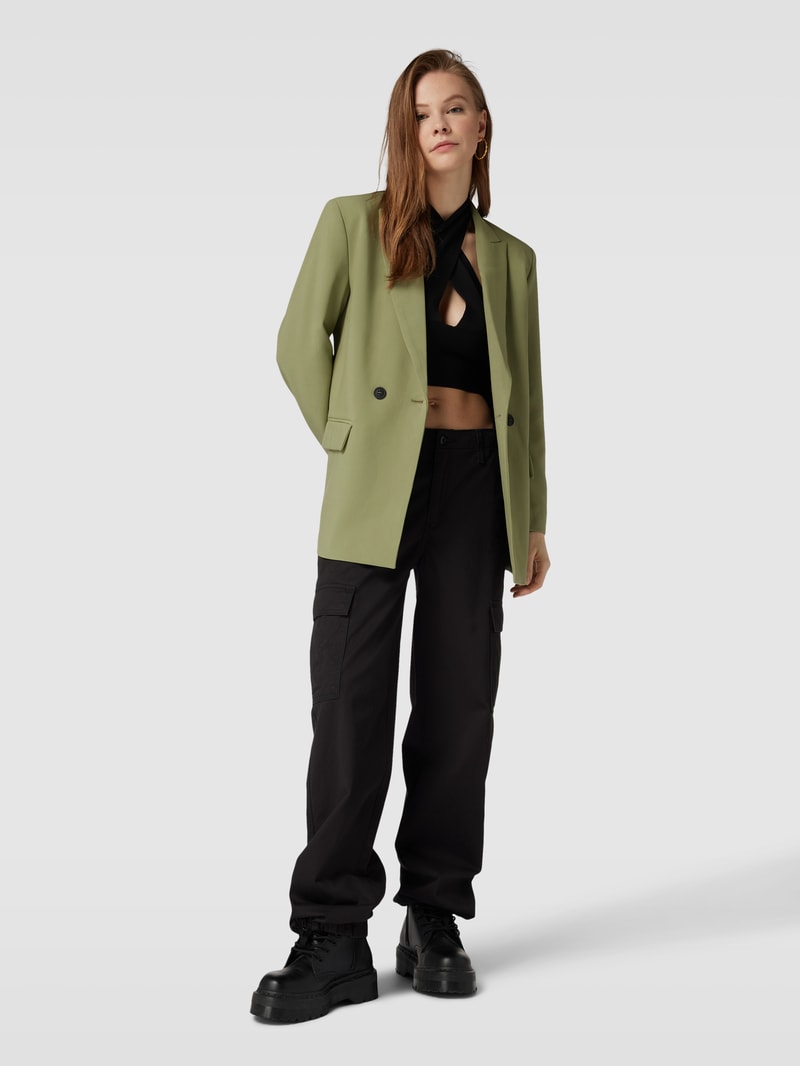 Blazer mit Reverskragen in lindgrün