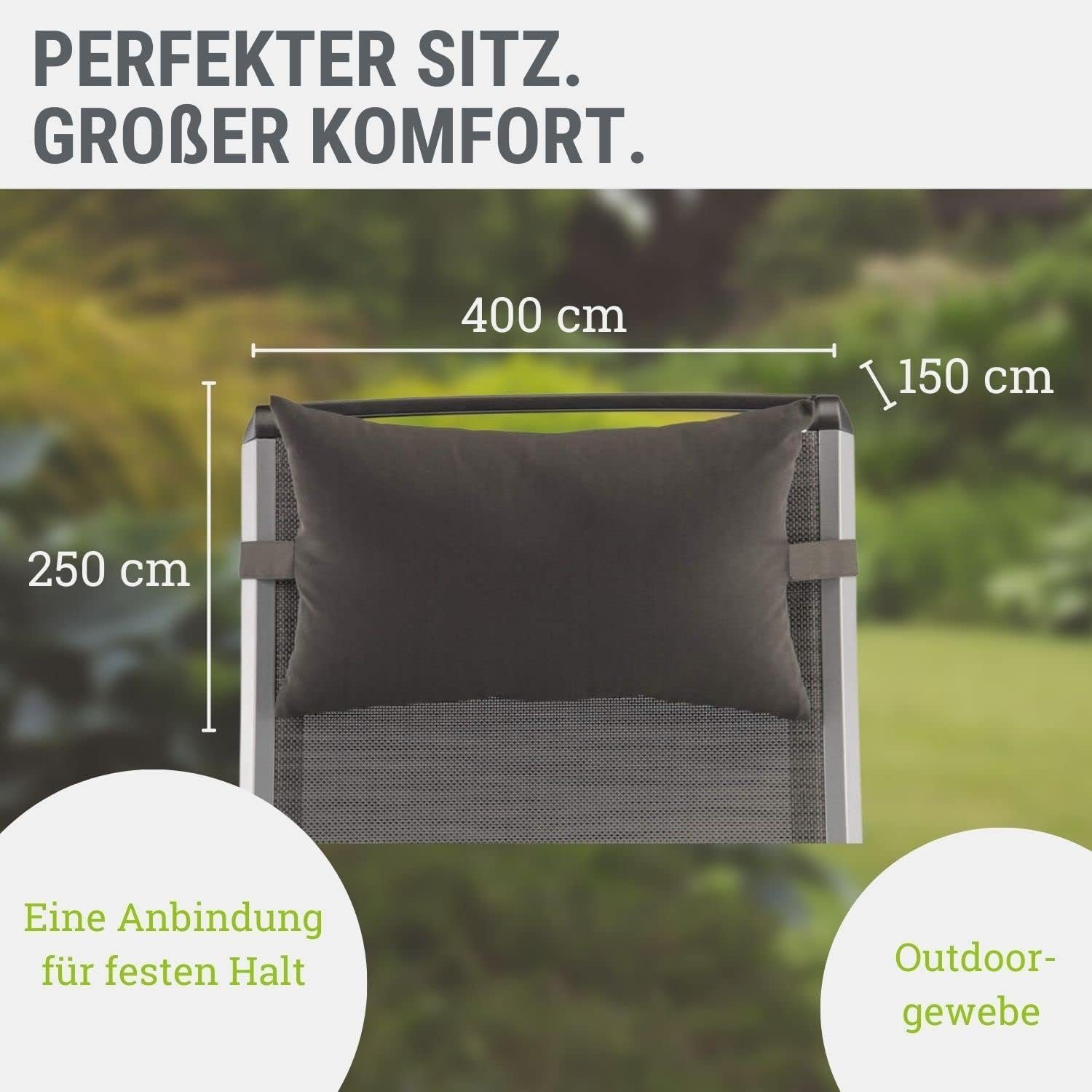 Nackenstützkissen Kopf- und Rückenpolster STOFF, KETTtex EXKLUSIV