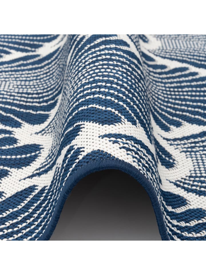 Pergamon In- und Outdoor Teppich Beidseitig Cape Cod Modern in Blau günstig kaufen