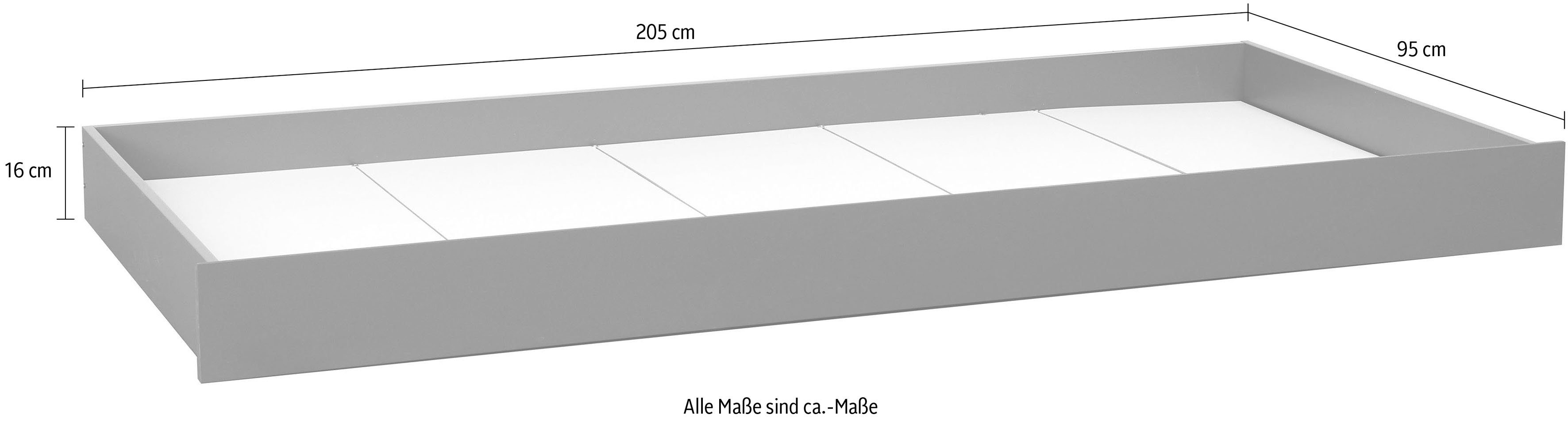 Lüttenhütt Bettschubkasten Letty, passend zum Zeltbett Letty