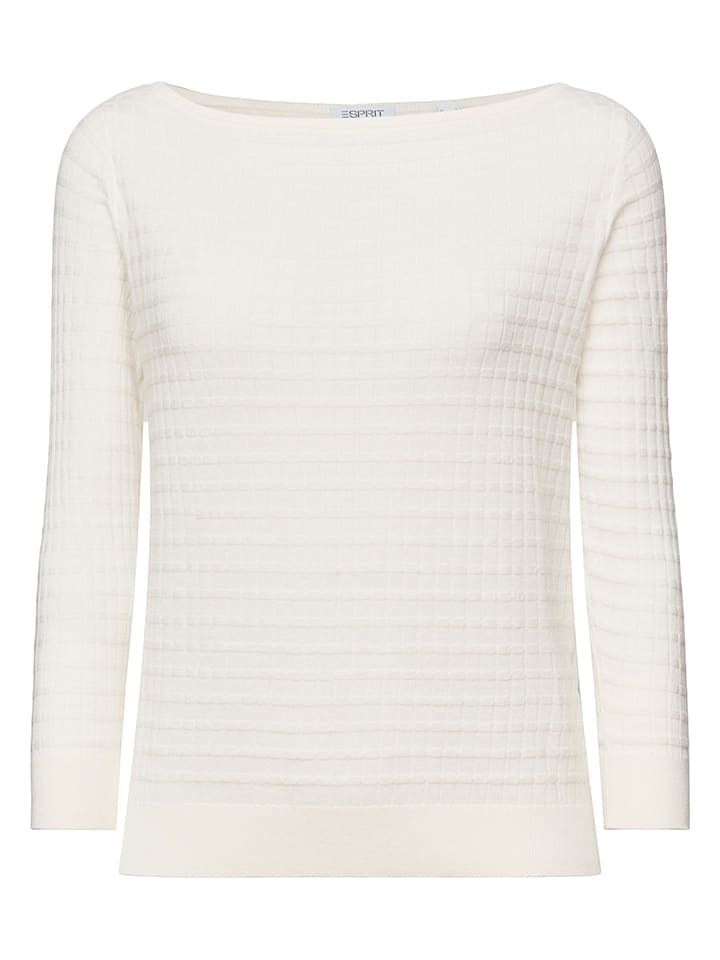 ESPRIT Pullover in Weiß günstig kaufen