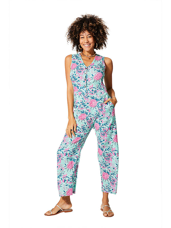 Aller Simplement Jumpsuit in Hellblau günstig kaufen