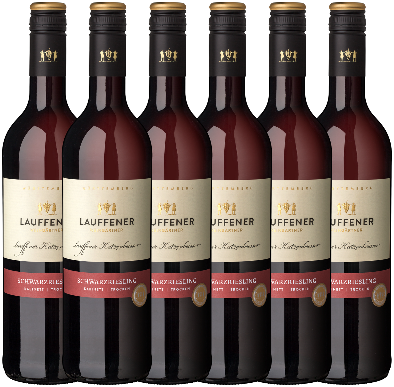 Lauffener Weingärtner eG Lauffener Katzenbeißer Schwarzriesling Kabinett trocken 0,75l - 6er Karton