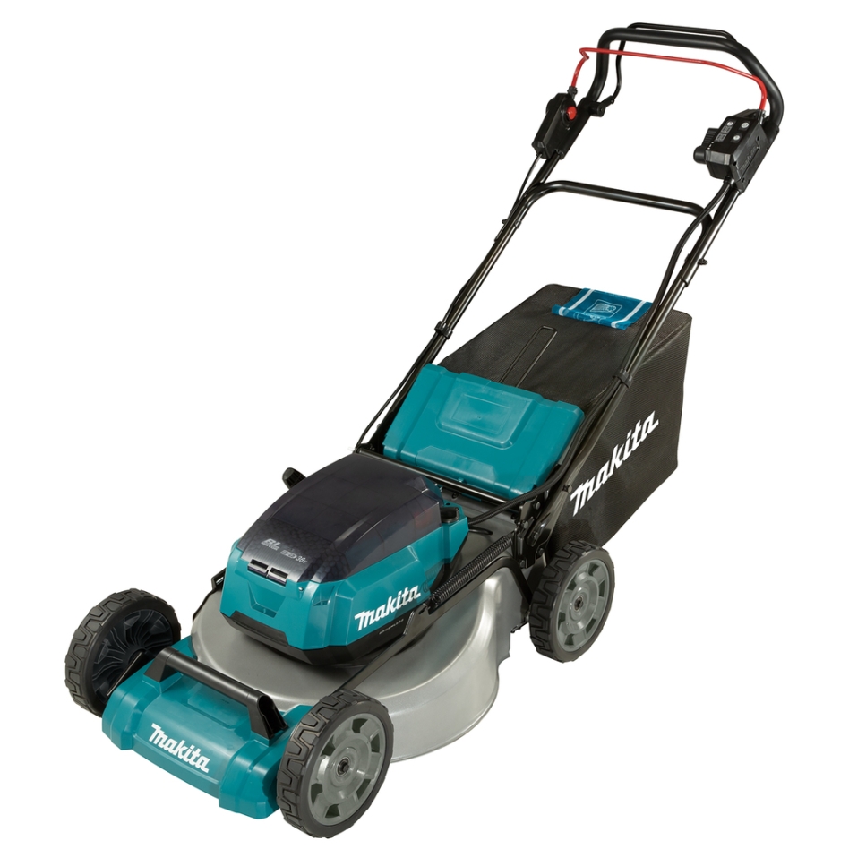 Makita DLM536Z Trådløs gressklipper drevet 53 cm 2 x 18 volt Ekskl. batterier og lader
