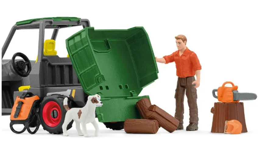Schleich 42659 - Farm World - Waldbauer mit Fahrzeug